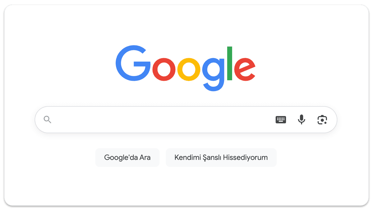 Yalnızca bir Google araması kadar uzakta olun