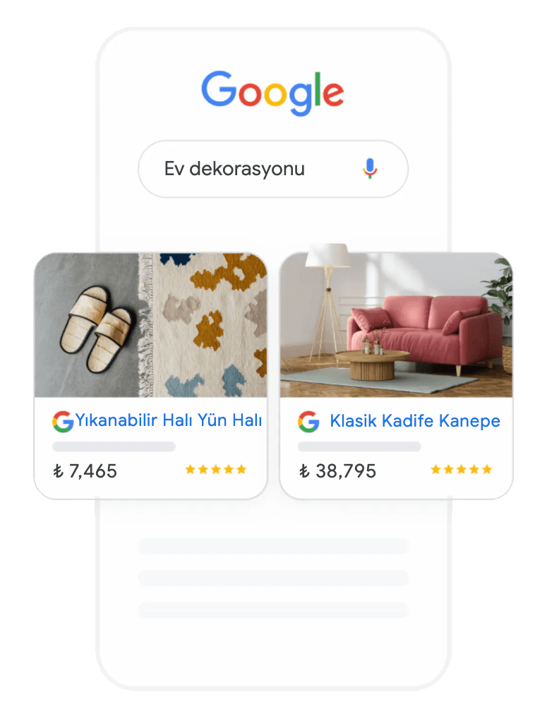 Google Ads ile Envanterinizi sunun