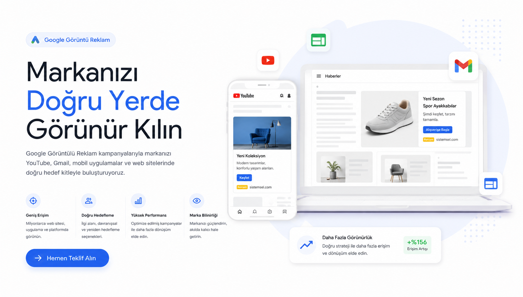 Google Görüntülü Reklam Yönetimi ile Markanızı Daha Fazla Kişiye Ulaştırın