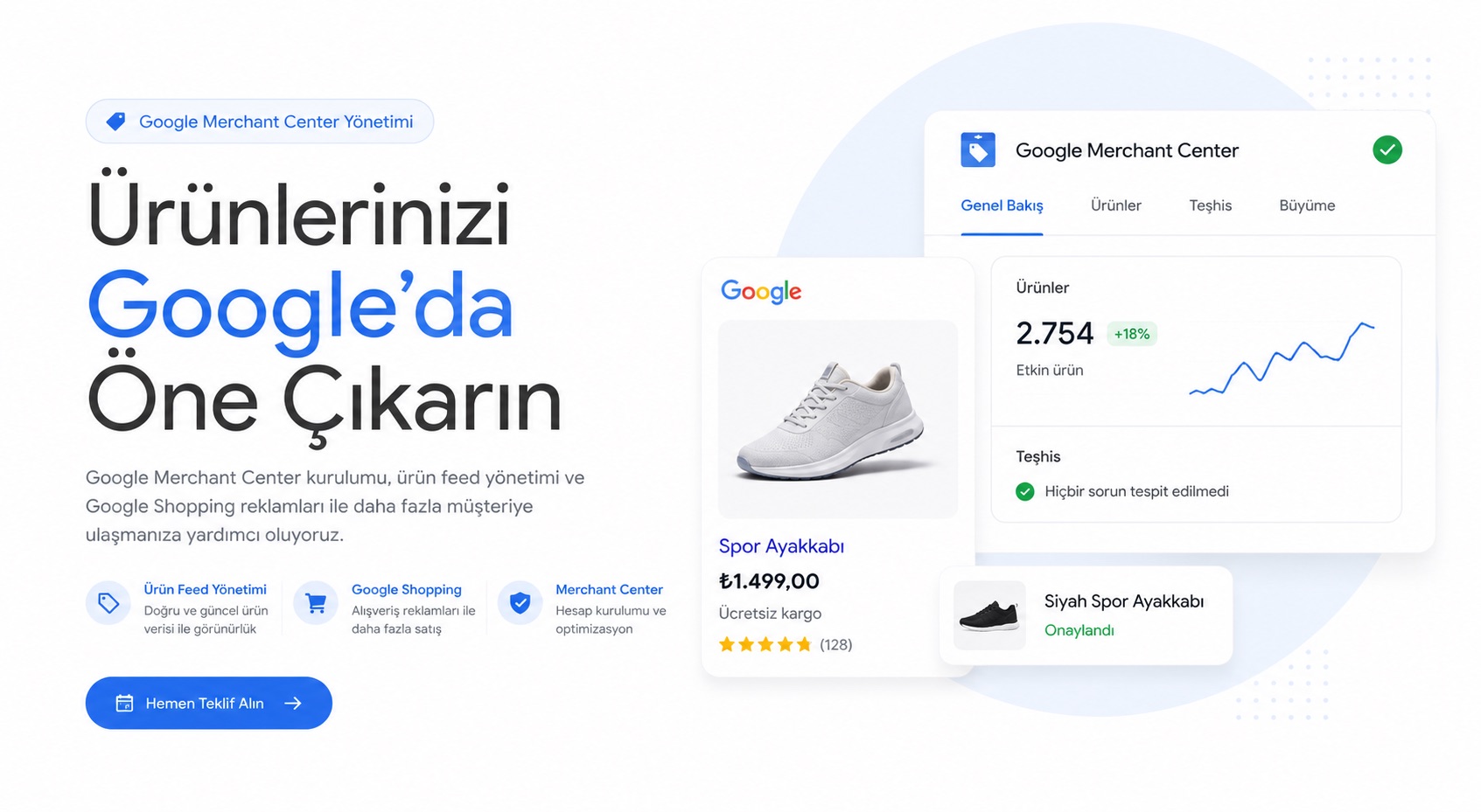 Google Merchant Center Kurulumu ve Yönetimi