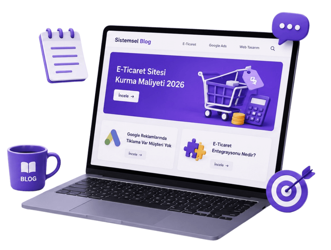 E-ticaret, Google Ads ve web tasarım alanlarında işletmenize yol gösterescek güncel rehberler, ipuçları ve stratejiler.