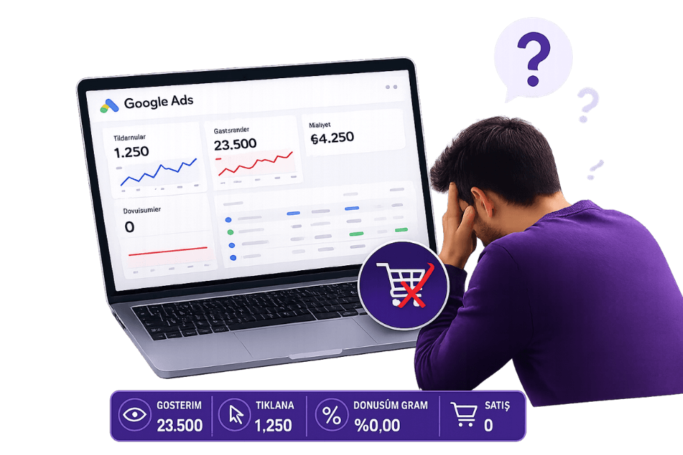 Reklamlarınıza tıklama geliyor ama satış yoksa, sorun reklamda değil, stratejinizde olabilir. Doğru analiz ve optimizasyon ile reklamlarınızdan gerçek sonuçlar alın.