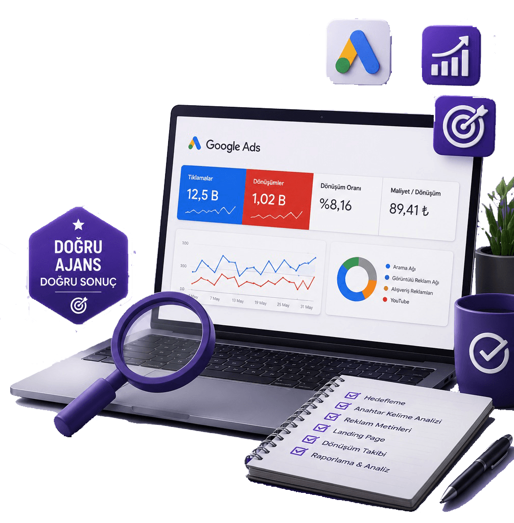 Reklam bütçenizi verimli kullanacak, dönüşüm odaklı çalışan doğru Google Ads ajansını seçmek için bilmeniz gereken tüm kriterler.
